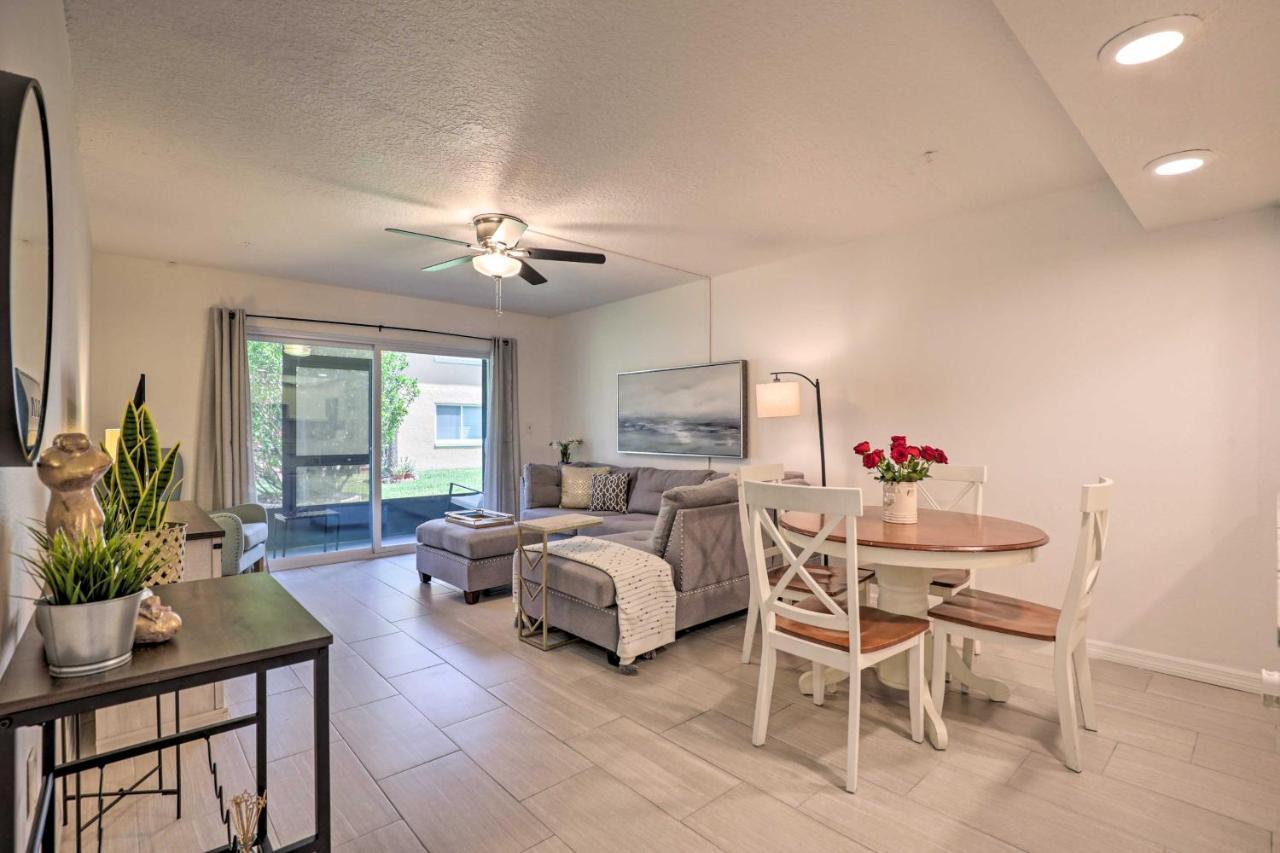 St Augustine Getaway With Porch 1 Block To Beach! 圣奥古斯丁 外观 照片
