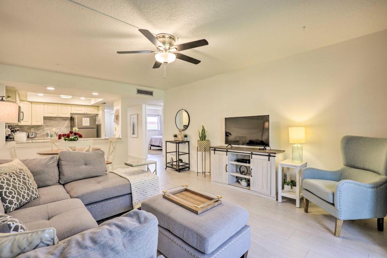 St Augustine Getaway With Porch 1 Block To Beach! 圣奥古斯丁 外观 照片